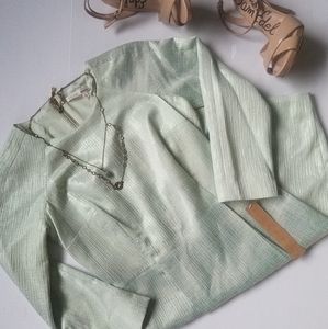 Rachel Roy Mint Jacquard Sheath dress